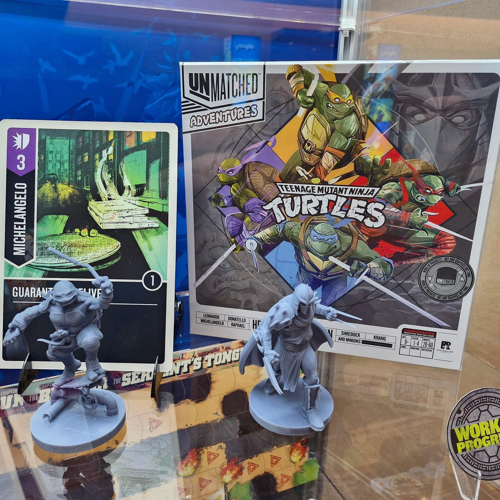 Photo from Gencon Unmatched Adventures Teenage Mutant Ninja Turtles