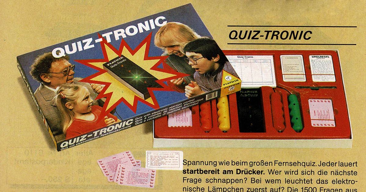QuizTronic Board Game BoardGameGeek