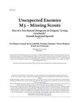 RPG Item: SND7-01M M3: Unexpected Enemies: Missing Scouts