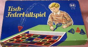Tisch Federball