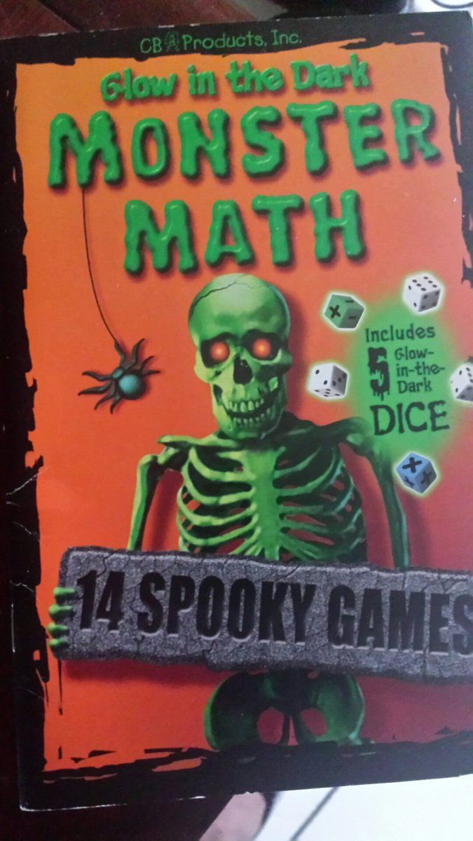 Glow in the Dark Monster Math doboz