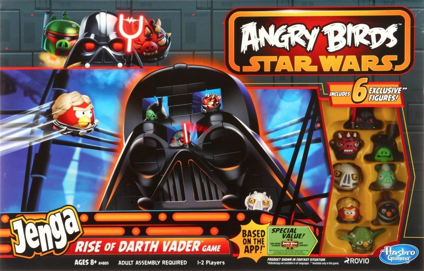 Angry Birds: Star Wars – Jenga Rise of Darth Vader Game doboz