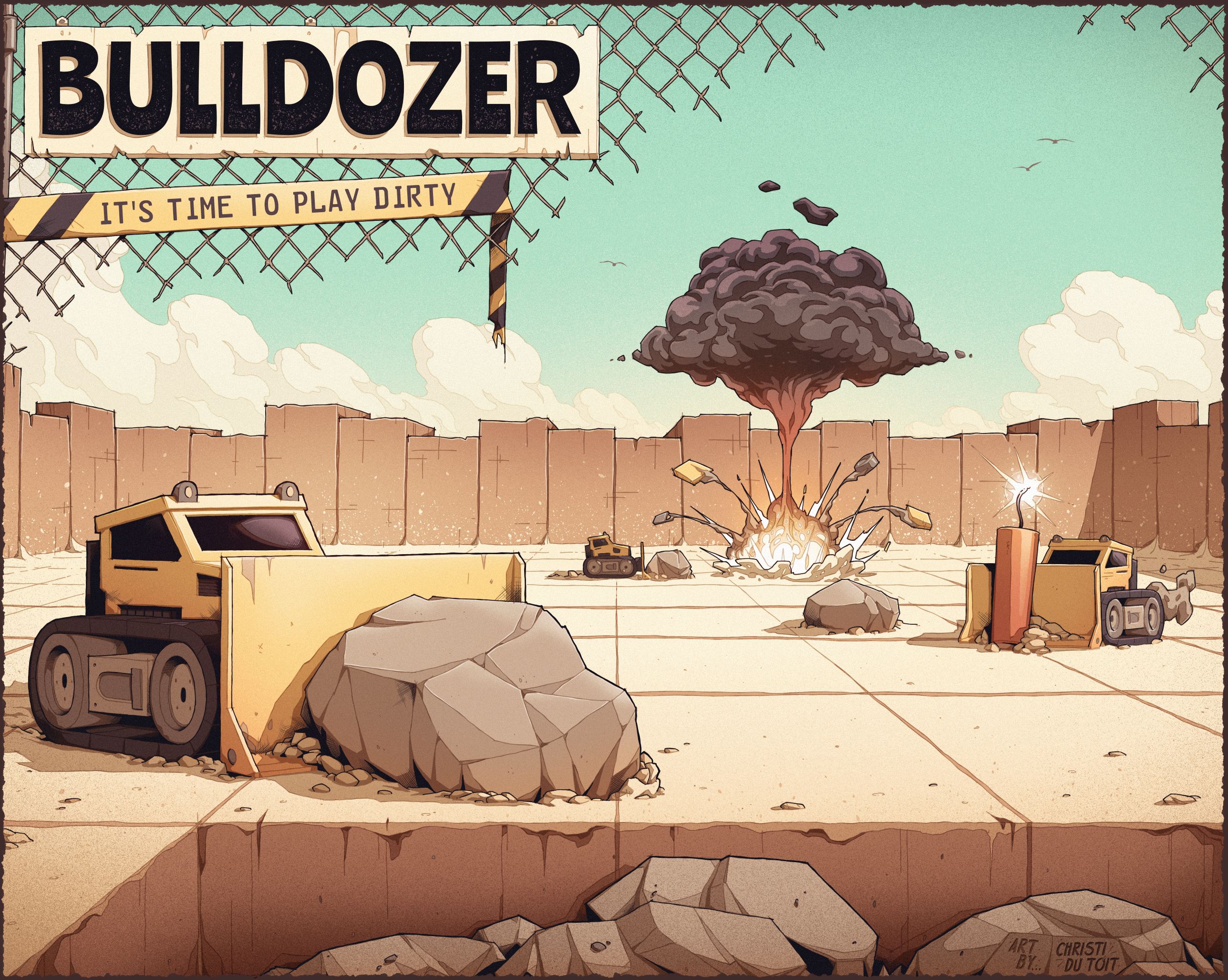 Cover art for Bulldozer: It's Time to Play Dirty