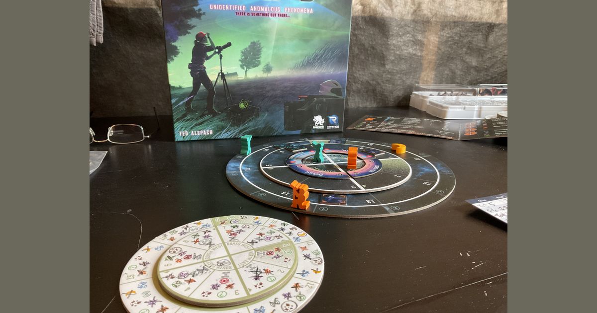 Renegade Games Studios: The Search for UAPs - Strategy Board Game, Search for UFO's, Sci-Fi Deduction & Strategy, Ages 14+, 60-75 Min, 1-5 Players