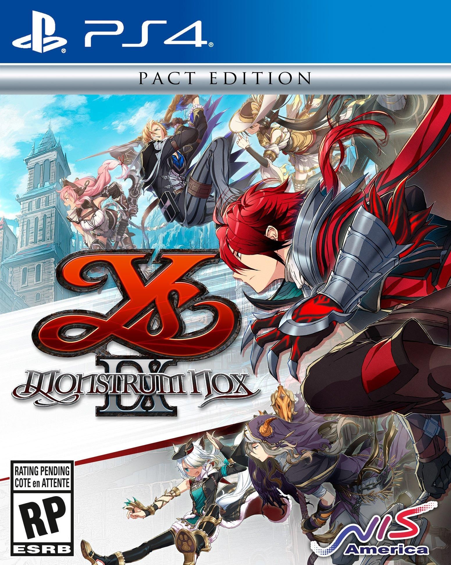 Ys IX: Monstrum Nox box art
