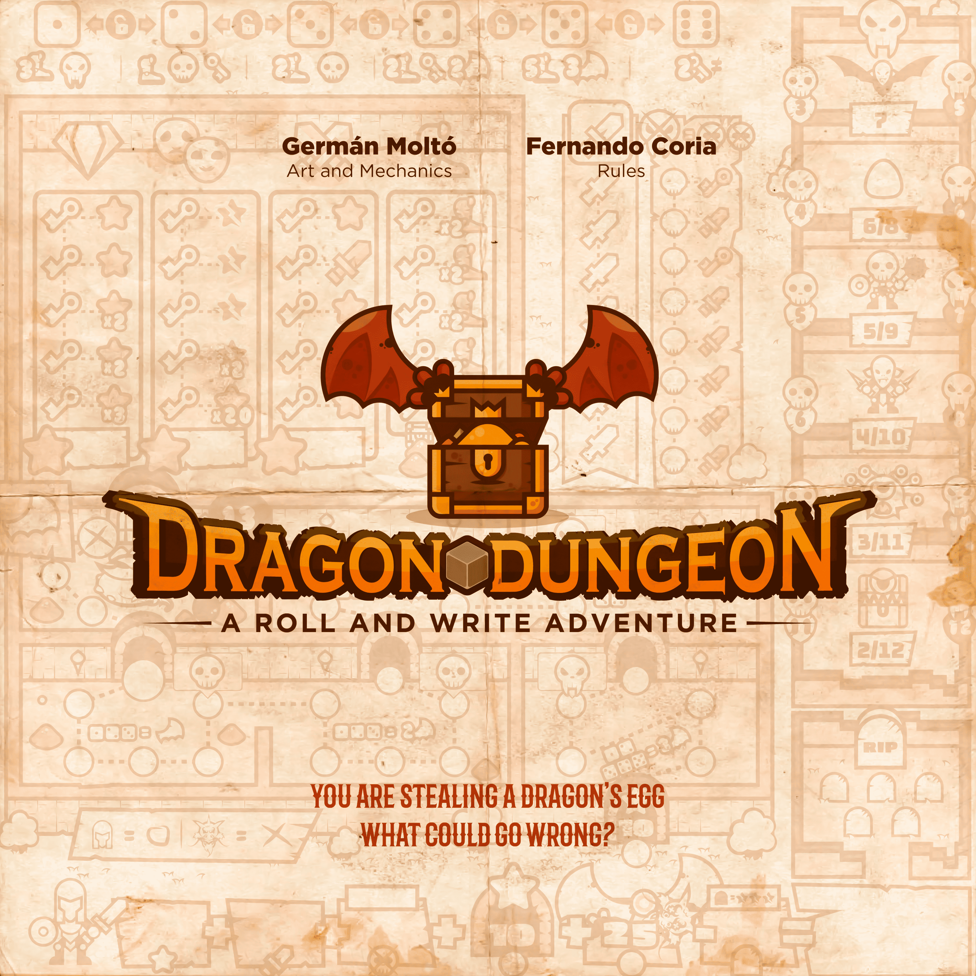 Dragon Dungeon: A roll and write adventure