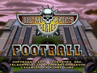 Video Game: Brutal Sports Football