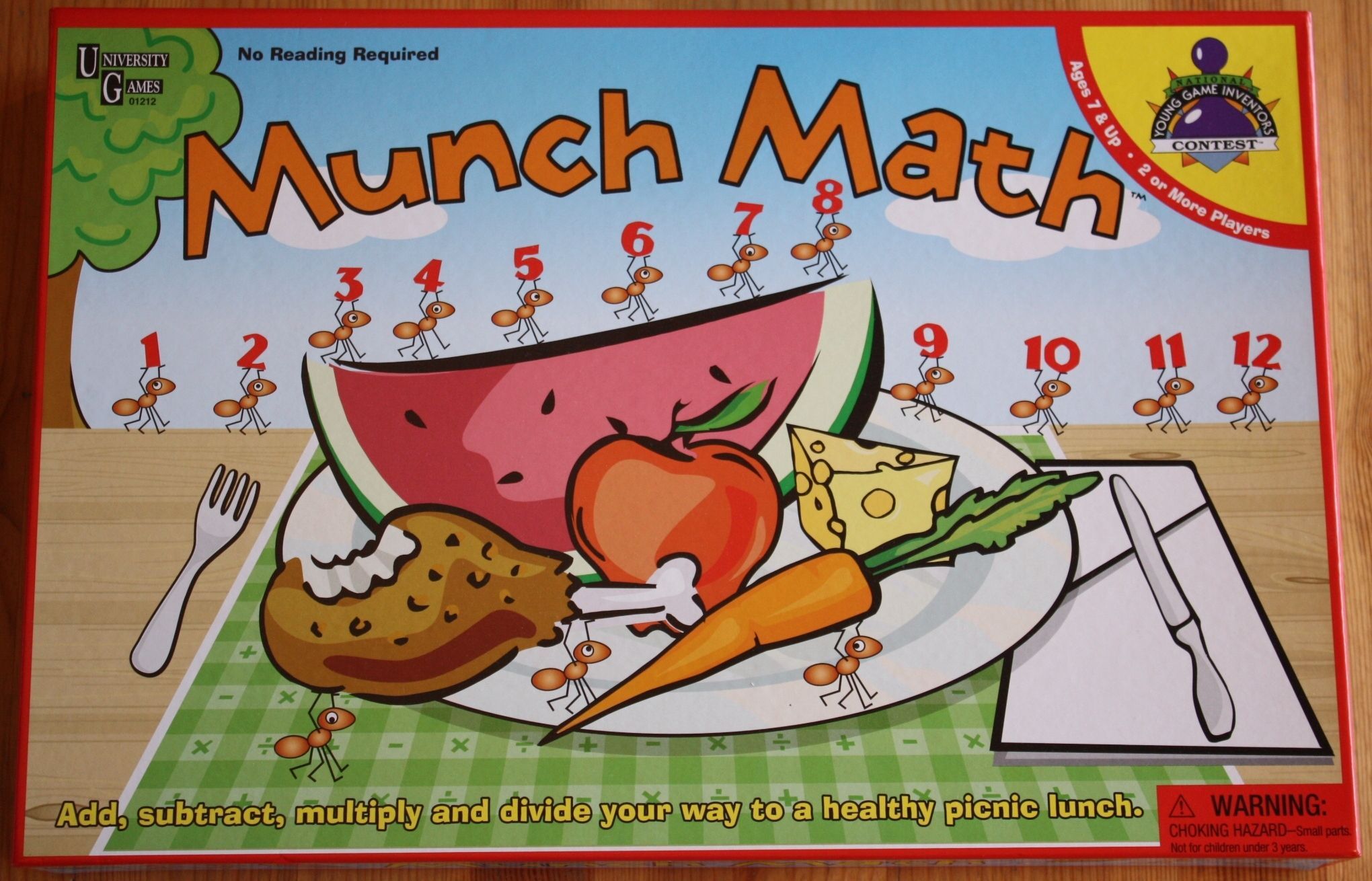 Munch Math Game box art