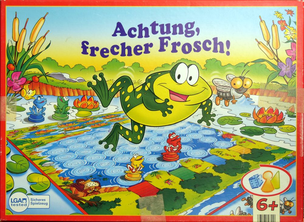 Achtung, frecher Frosch!