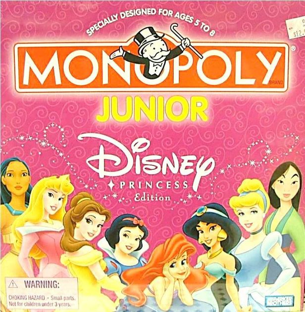 Monopoly Junior Jr DISNEY PRINCESS Replacement Parts Pieces 12 PURPLE CASTLES