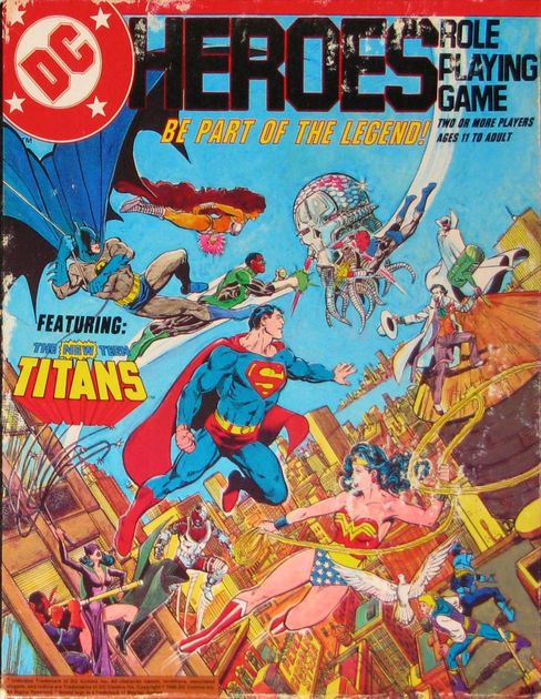 DC Heroes Role Playing Game | RPG Item | RPGGeek