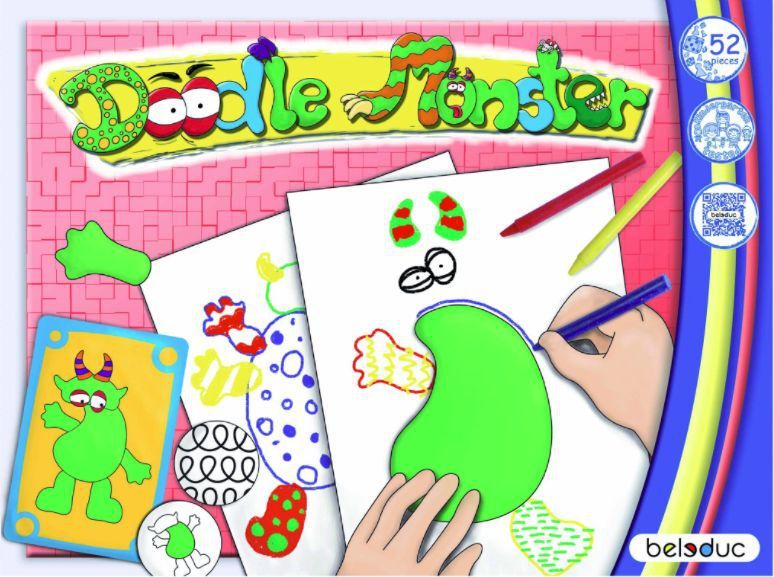 Coperta Doodle Monster