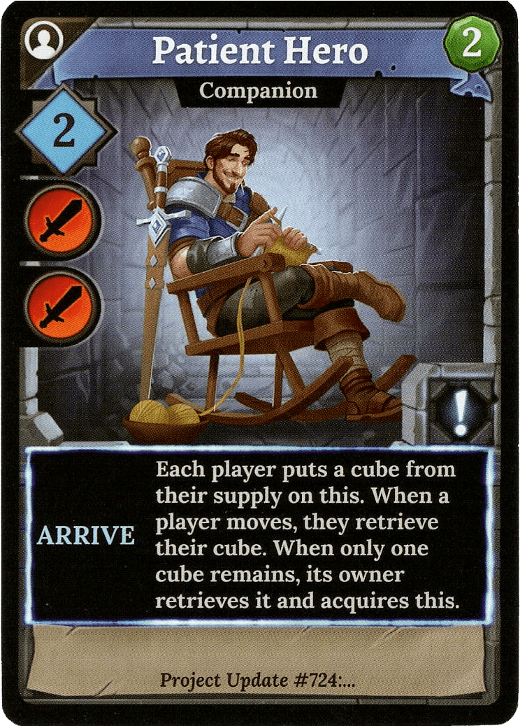 Clank!: Patient Hero Promo Card