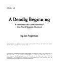 RPG Item: GRM1-06: A Deadly Beginning