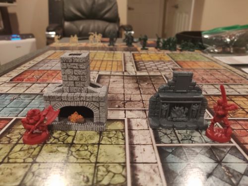 Large Dungeon Gaming Board Compatible With Heroquest 3D Printed