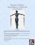 RPG Item: Monastic Tradition: Sword Dancer of Eilistraee