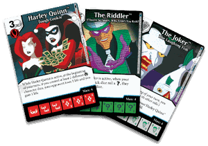 DC Comics Dice Masters: Batman the Animated Series Villains Promo Cards
