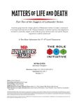 RPG Item: CCC-TRI-33 DAGGR1-2: Matters of Life and Death