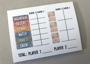 Circle the Wagons: Score Pad
