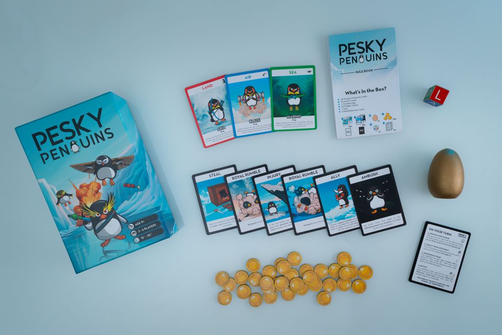 Illustration 2 de Pesky Penguins: The Egg Snatching Card Game
