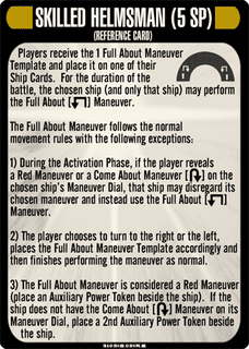 Star Trek: Attack Wing – Skilled Helmsman Resource