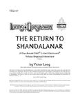 RPG Item: VEL2-07: The Return to Shandalanar