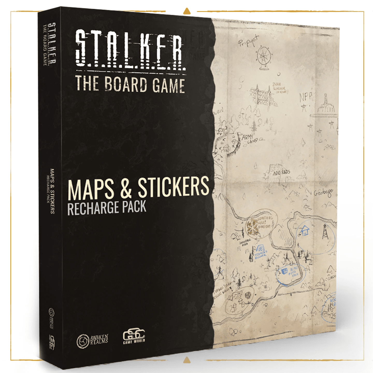 S.T.A.L.K.E.R. The Board Game: Maps & Stickers Recharge Pack