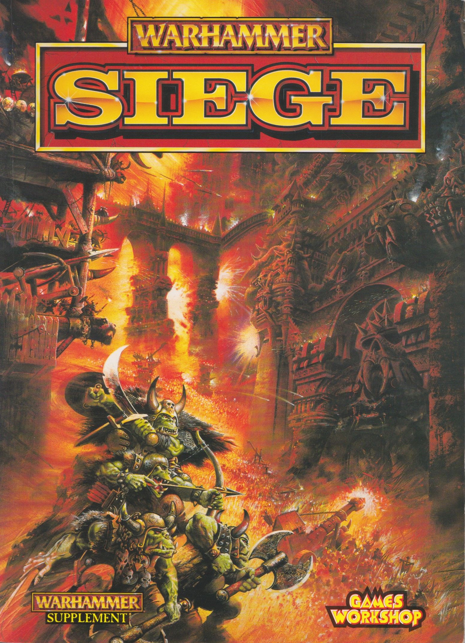 Warhammer (Fifth Edition): Siege box art