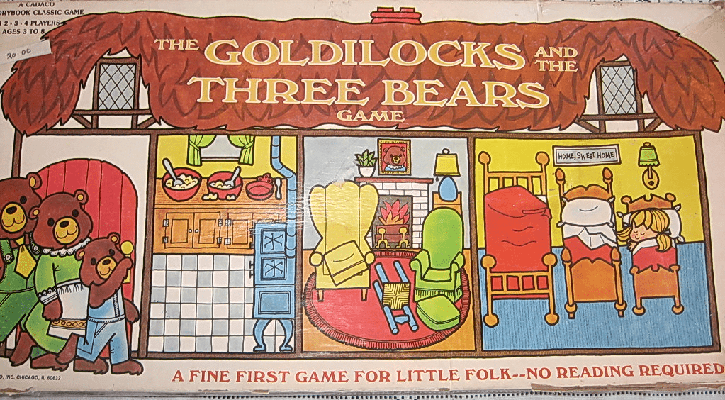 The Goldilocks and the Three Bears Game