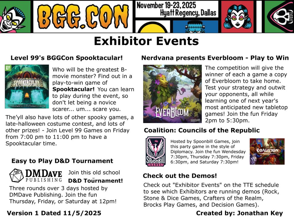 **Unofficial** BGG.Con 2025 Links and Resources - Everything You Need ...