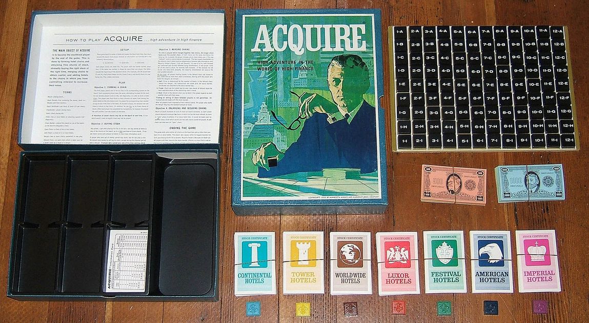 アクワイア　ボードゲーム Acquire board game 英語版 アクワイア ボードゲーム Acquire board game 英語版 Amazon