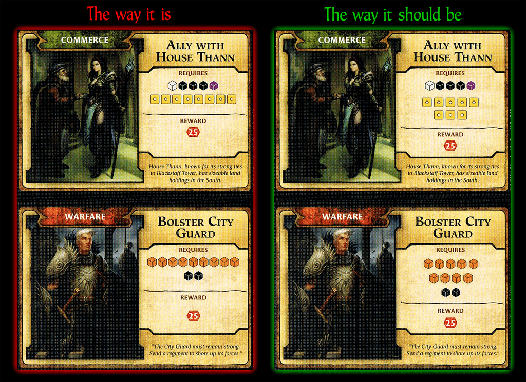 Card Design Examples by BGG Rank