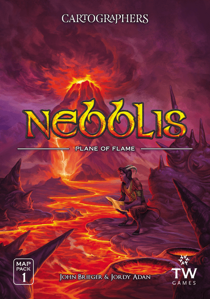 Miniatura Ver juego de Cartographers: Map Pack 1 – Nebblis: Plane of Flame