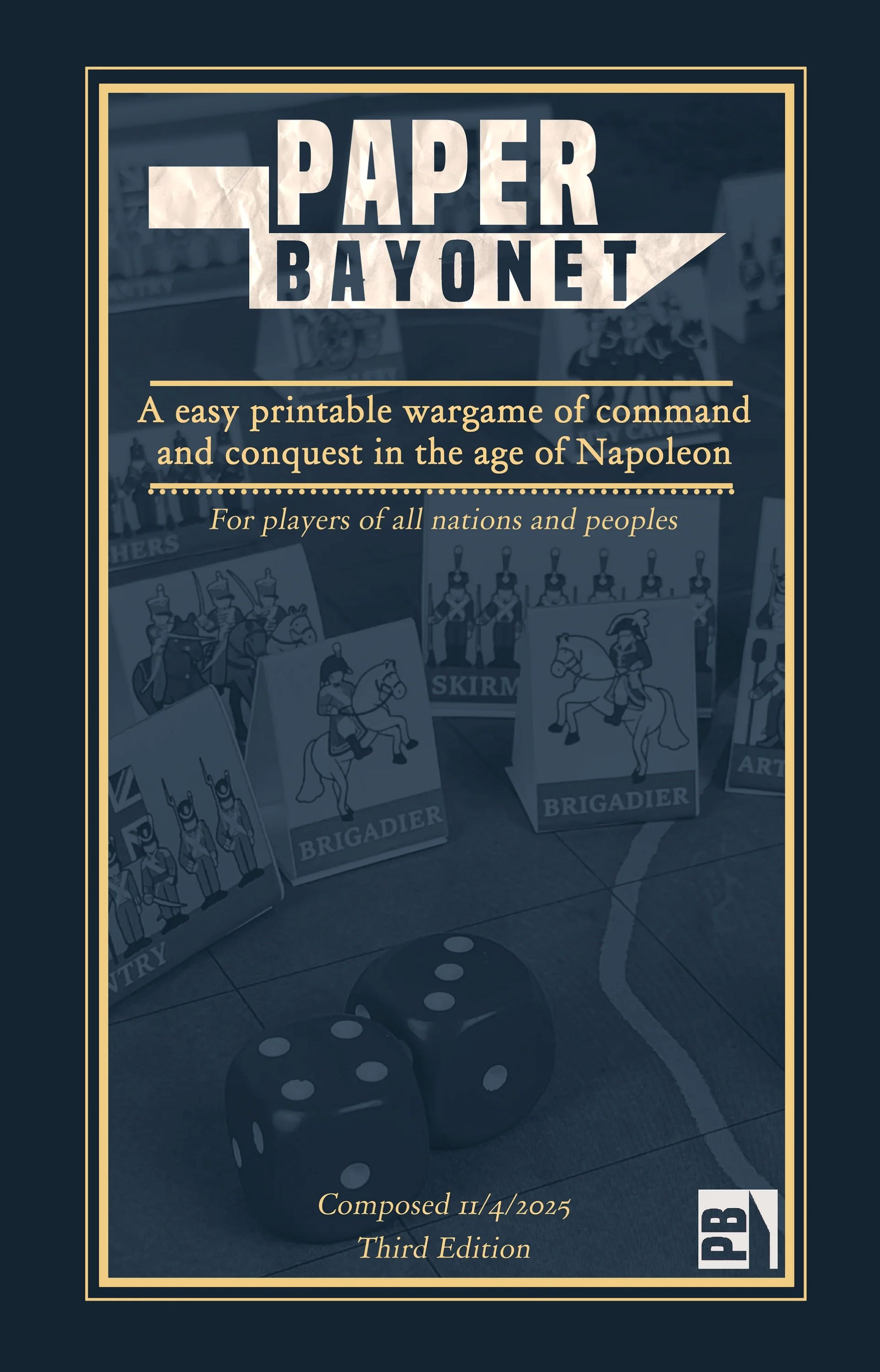 Cover art for Paper Bayonet