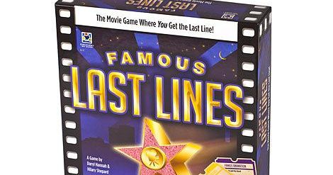 Famous Last Lines | Board Game | BoardGameGeek