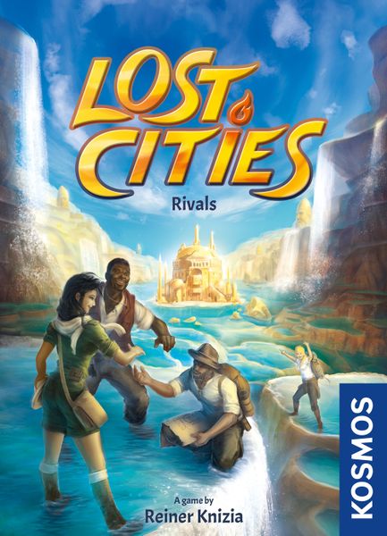 Lost Cities: Rivals, KOSMOS, 2018 — front cover (image provided by the publisher)