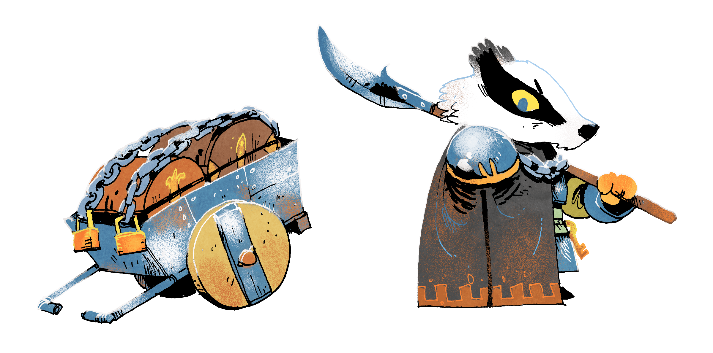 Art for the Badger faction by Kyle Ferrin