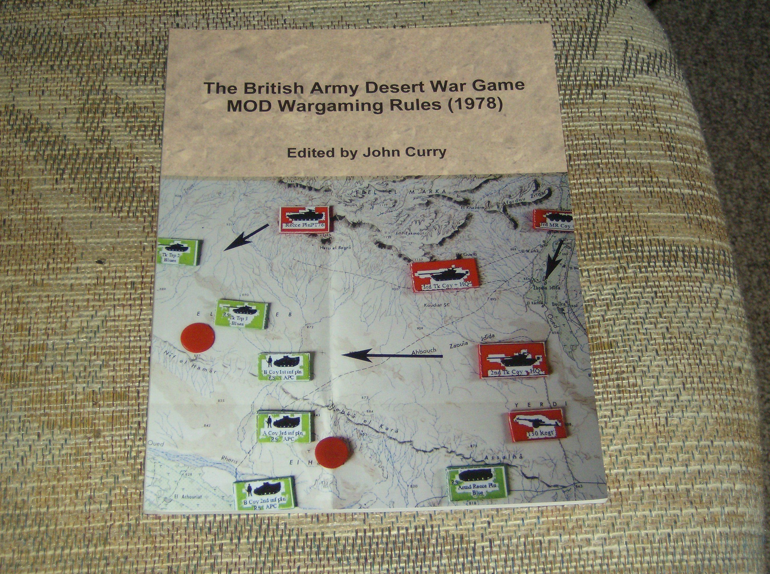 The British Army Desert War Game: Mod Wargaming Rules (1978) box art