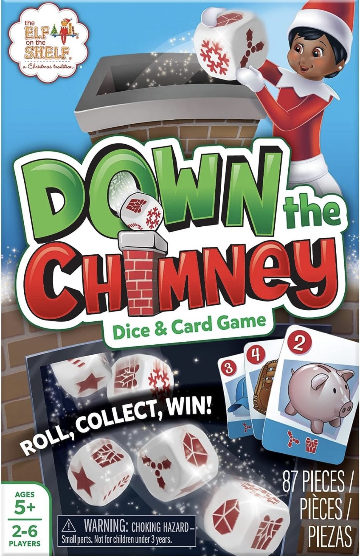 Down the Chimney Dice & Card Game