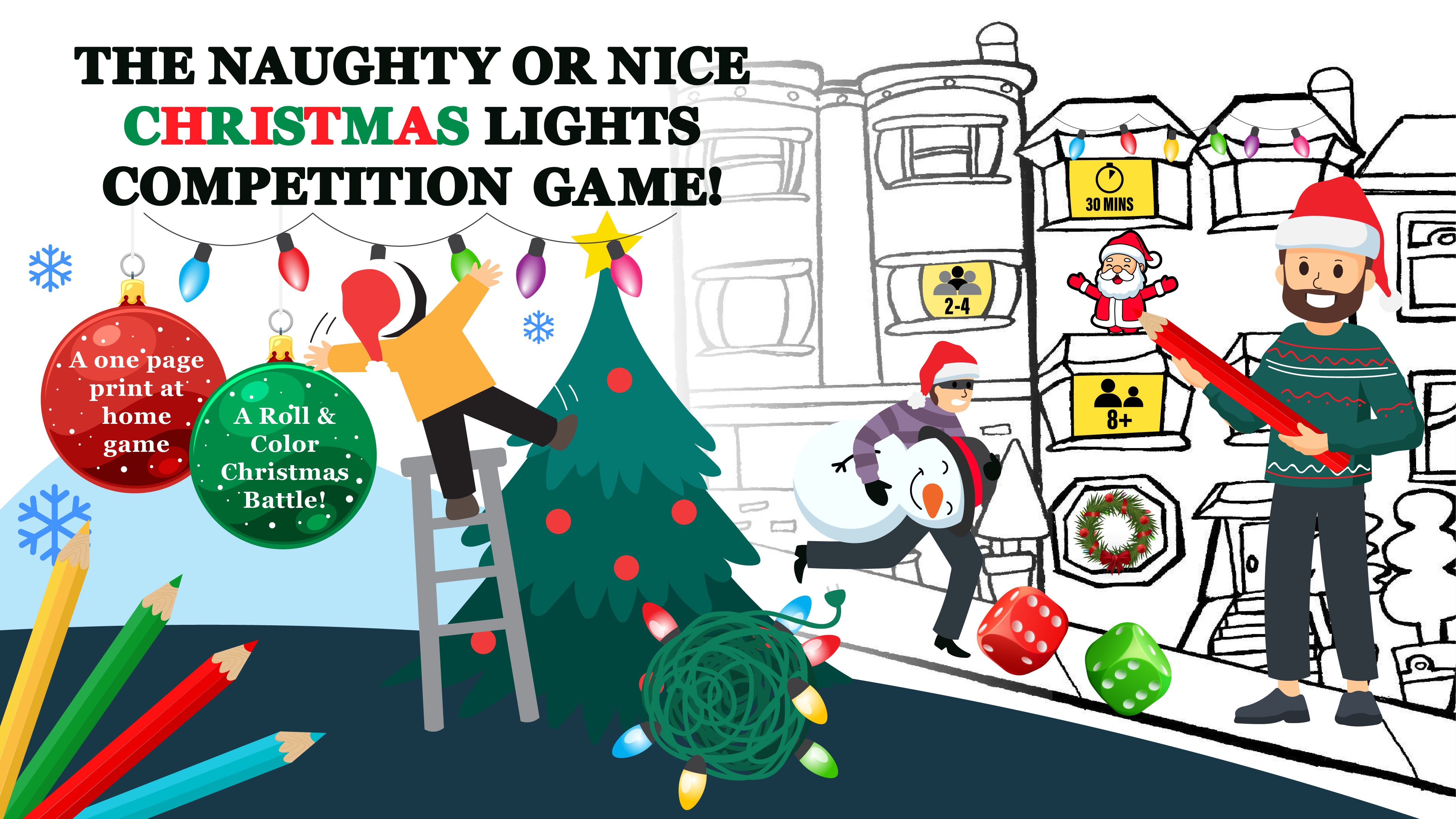 The Naughty or Nice Christmas Lights Competition cover