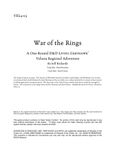 RPG Item: VEL4-03: War of the Rings