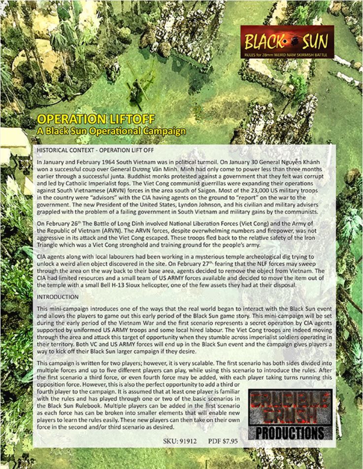 Operation Lift Off: A Black Sun Operational Campaign