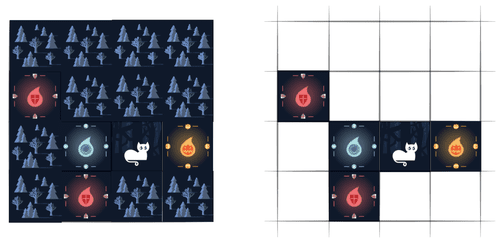 When a round end in Wispwood, remove the trees for the next round with a bigger grid