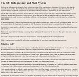 RPG Item: The NC Skill System