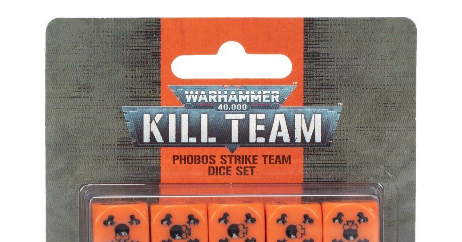 Warhammer 40,000: Kill Team – Phobos Strike Team Dice Set | Board Game ...