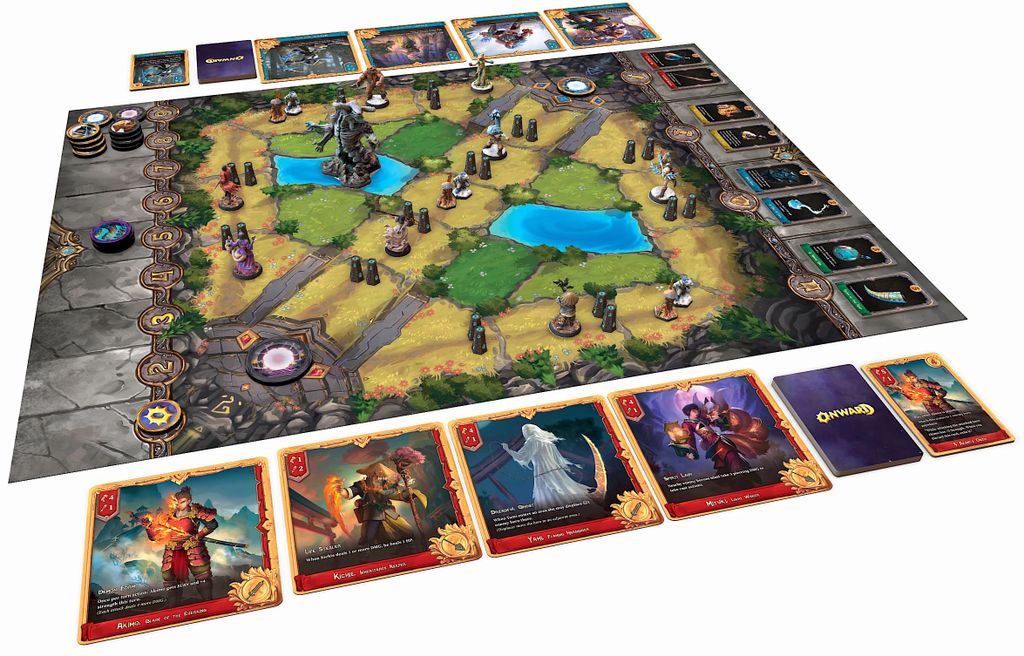 Illustration 4 de Onward: MOBA board game (Final Expansion & Reprint)