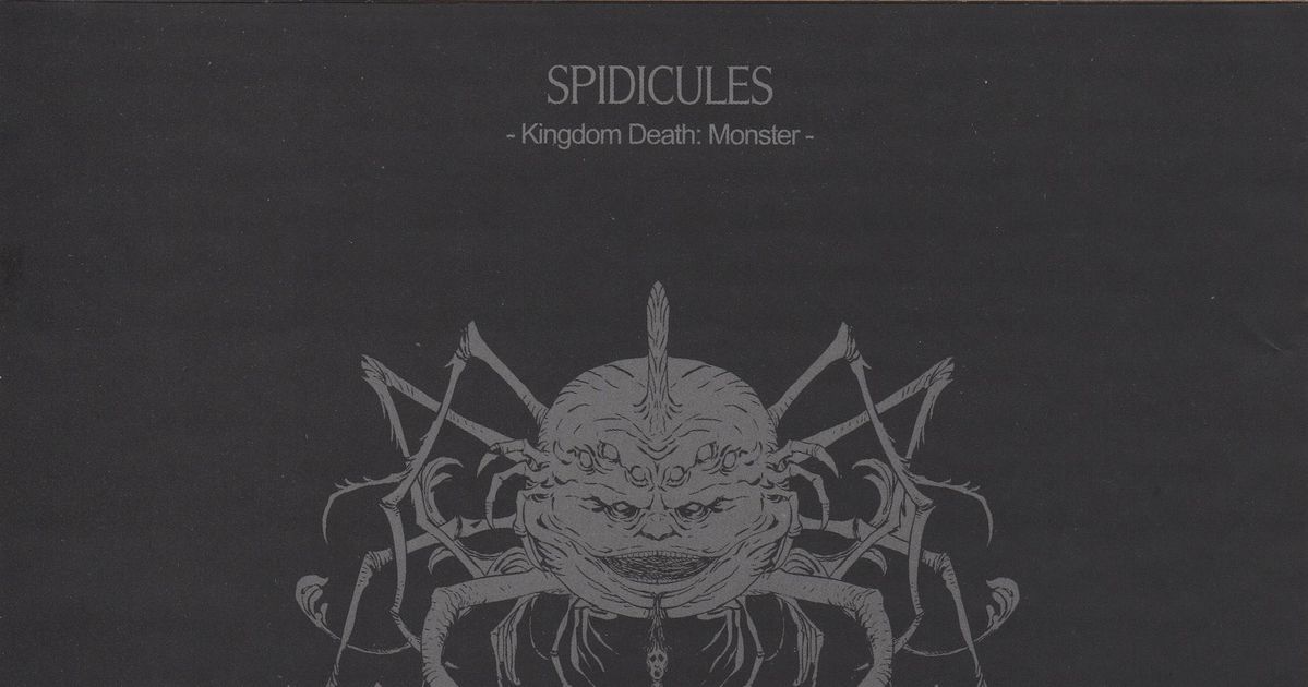 Kingdom Death: Monster – Spidicules Expansion | Board Game