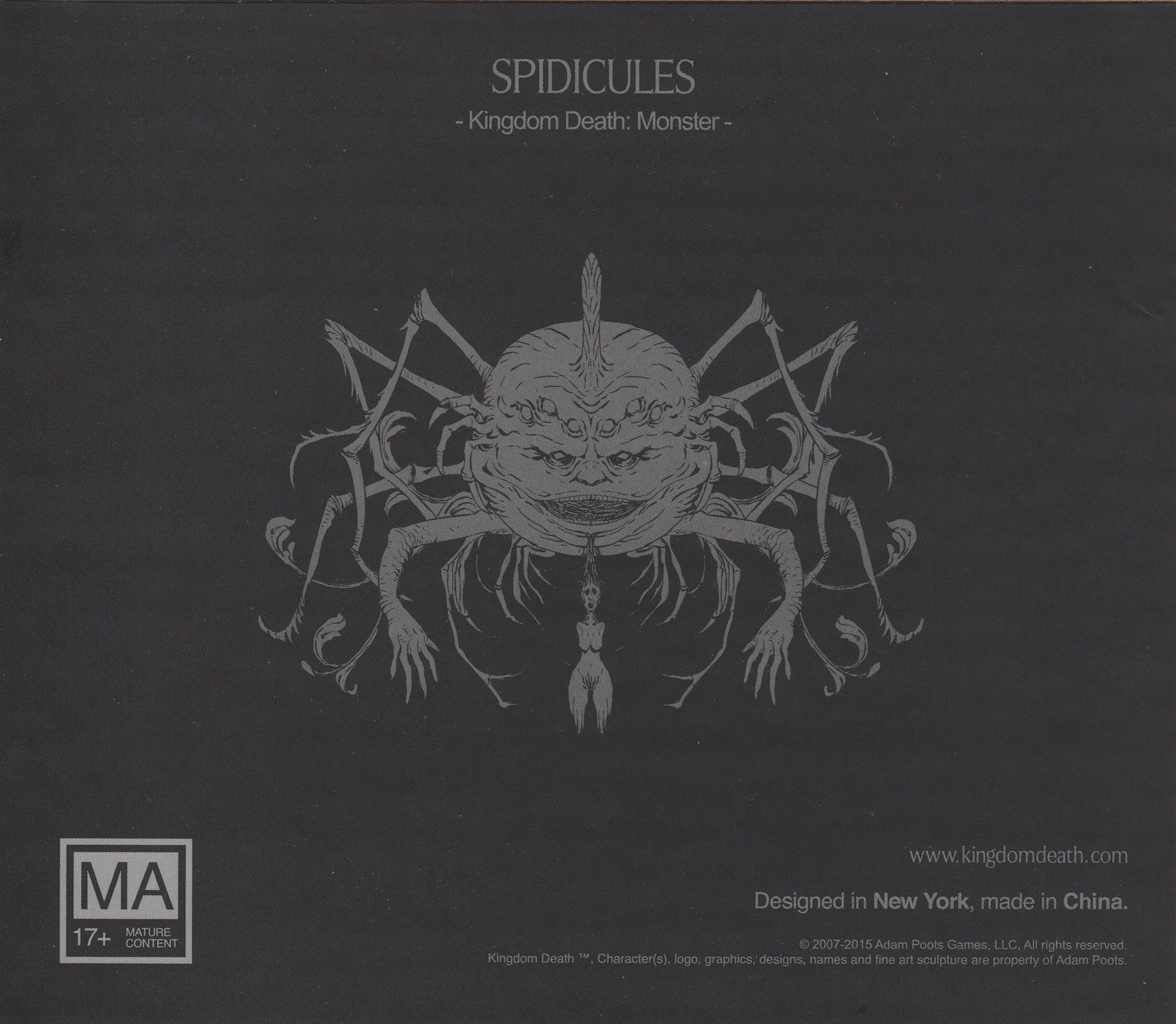 Kingdom Death: Monster – Spidicules Expansion cover art
