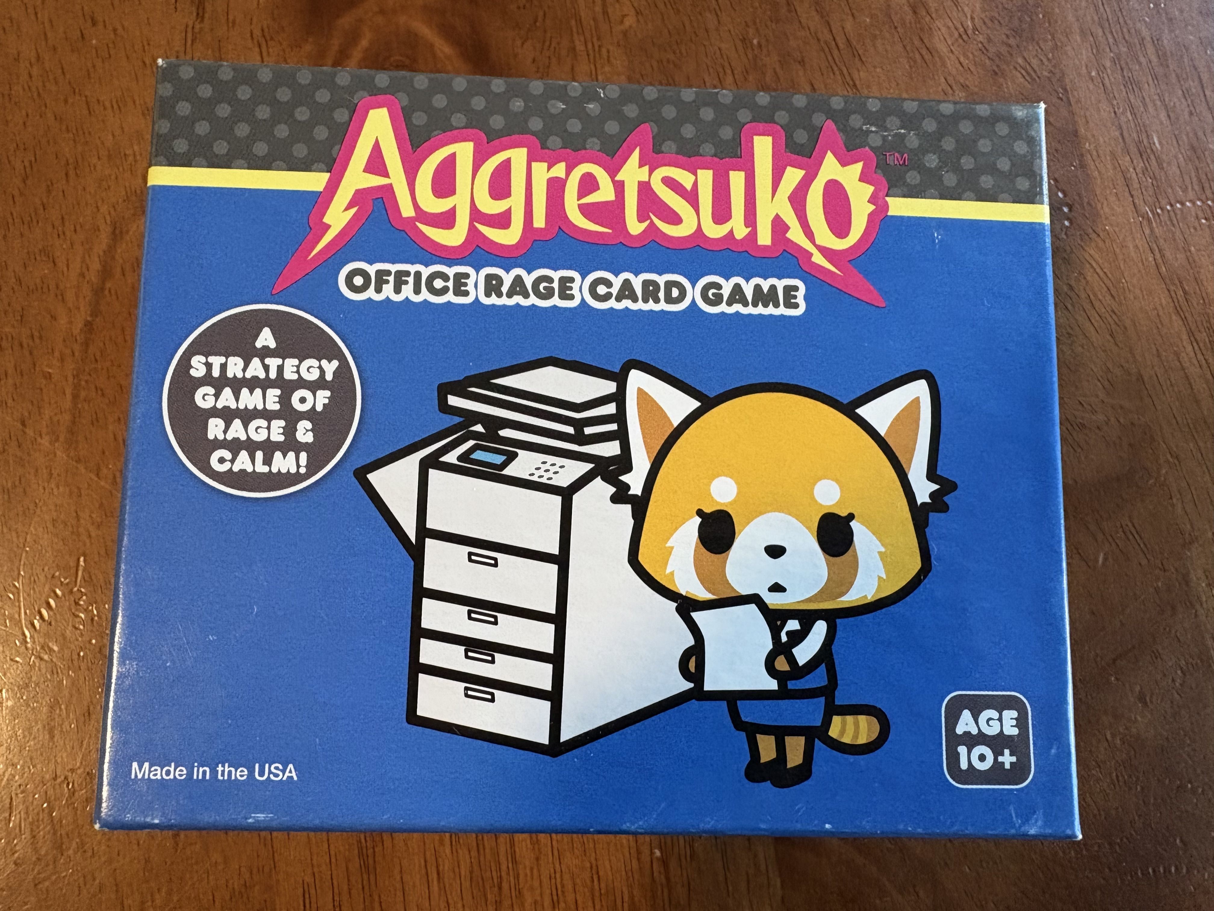 Aggretsuko Office Rage Card Game
