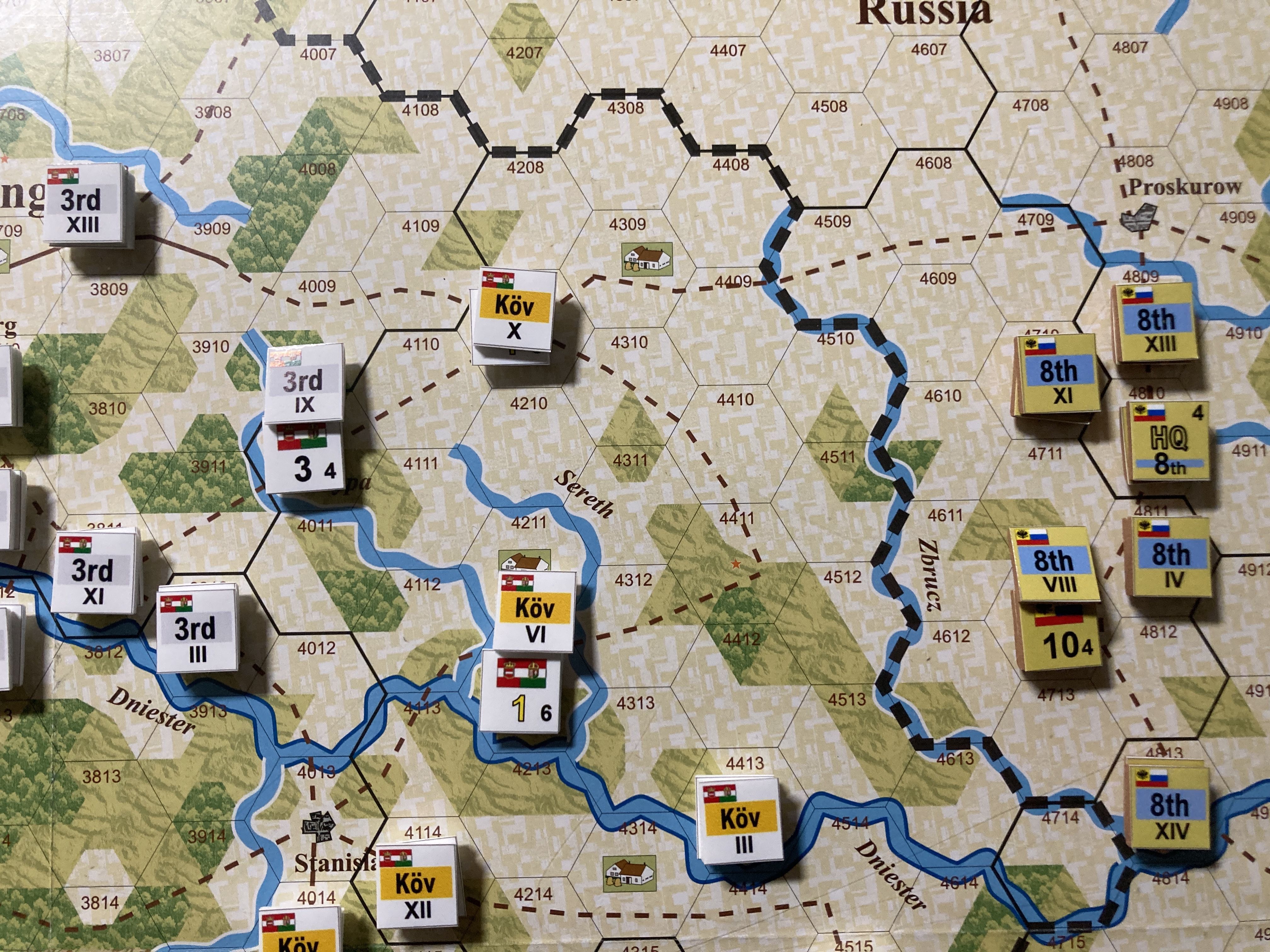 SP Counters | The Eastern Front: 1914-1917